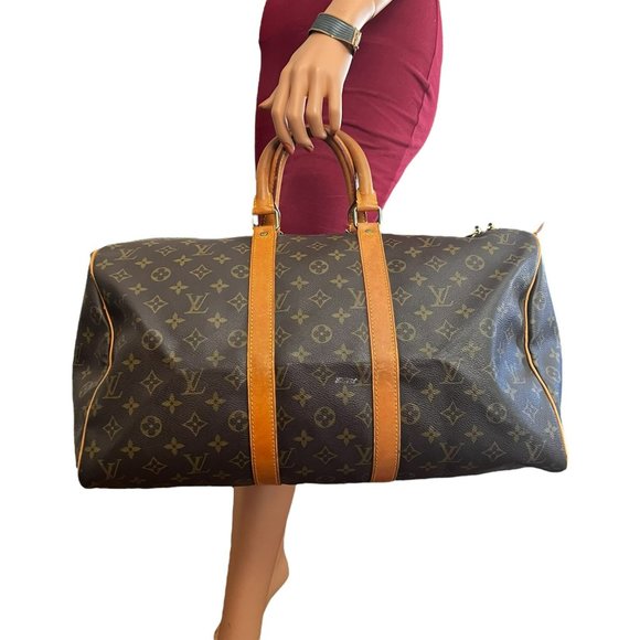 Louis Vuitton Handbags - 204330A Authentic Louis Vuitton Travel Bag Keepall 45 Monogram